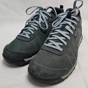 Oboz Bozeman Leather Waterproof Low Hiking Shoes Slate Women's Size 8.5W - EUC